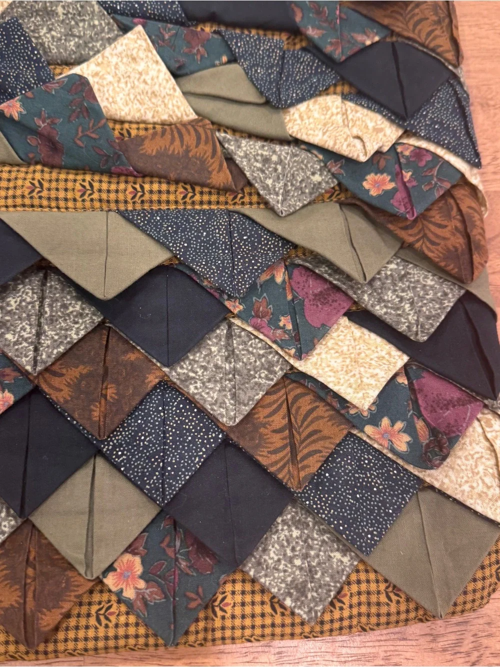 Donna Sharp Patchwork Quilt Decorative Pillow Cover Rustic Cabincore